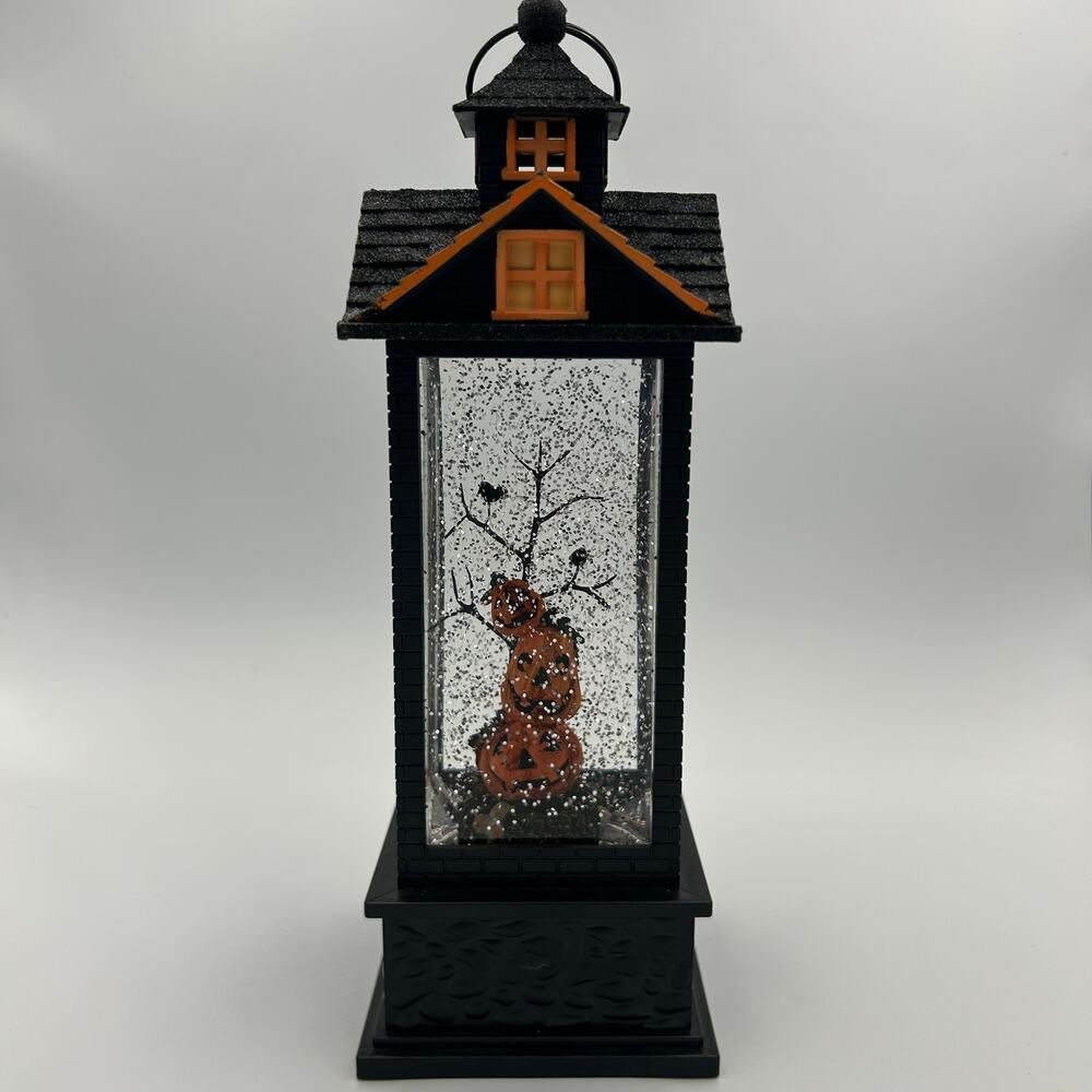 Bath & Body Works Halloween Light-up Pumpkins Glitter Lantern Brand New